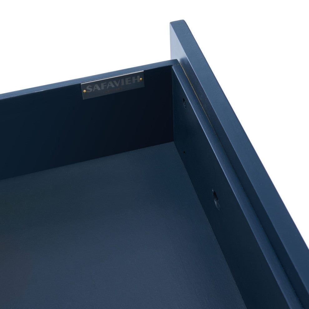 Safavieh Johni 1 Drawer 5 Shelf Etagere, Navy