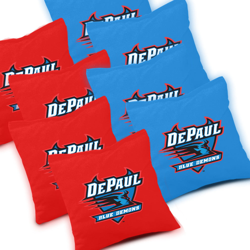 DePaul Cornhole Bags Set of 8