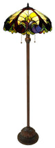 CHLOE Lighting LIAISON Tiffany-style 2 Light Victorian Floor Lamp 18" Shade