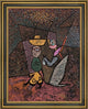 Paul Klee The Travelling Circus - 21" x 28" Framed Premium Canvas Print