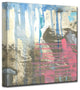 Browns Blues and Pink' Ready2HangArt Canvas by Leslie Owens, 30"x30"