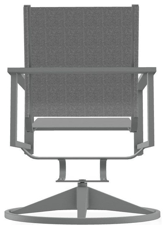 Tribeca Sling Outdoor Swivel Rocker, Titanium/Graphite