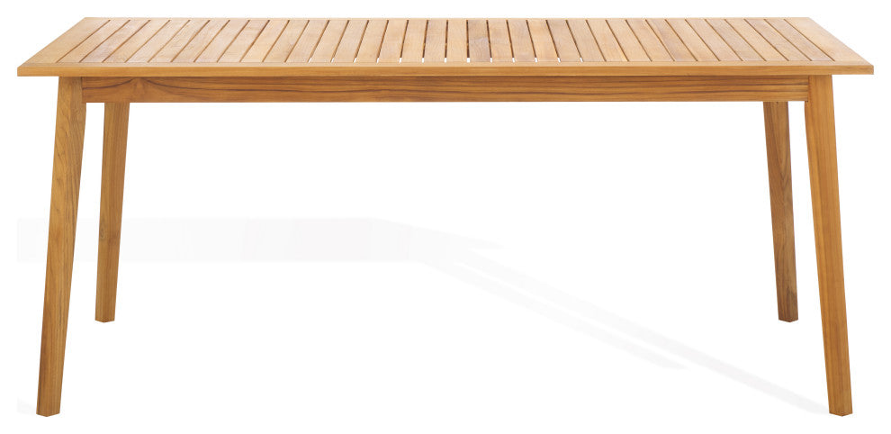 Safavieh Couture Indoor-Outdoor Mayaguana Teak Dining Table, Natural