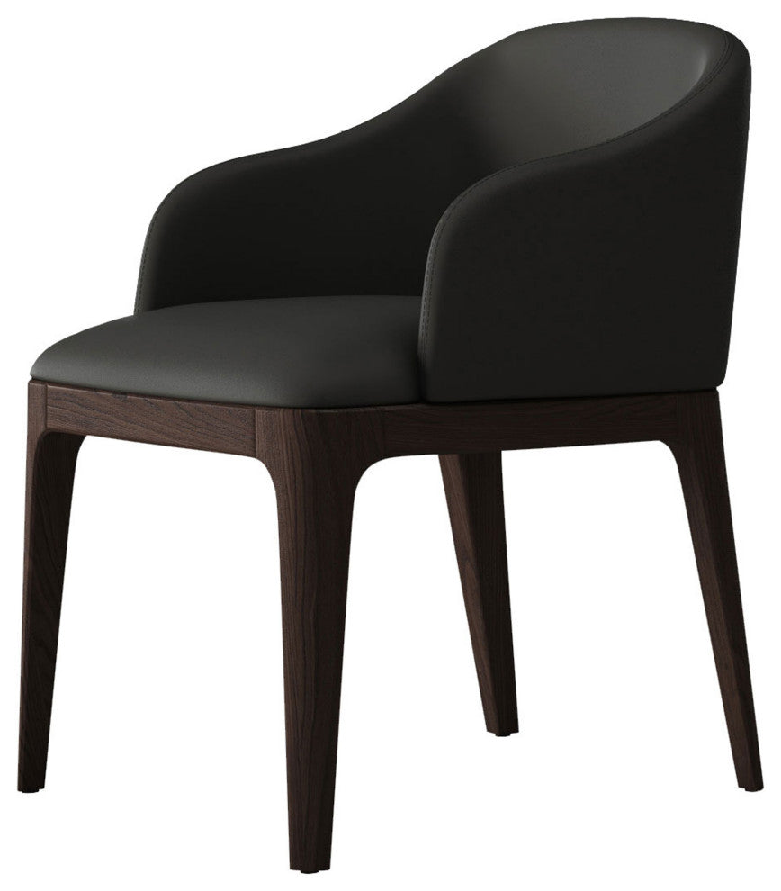 Milford Chair Graphite Eco Leather