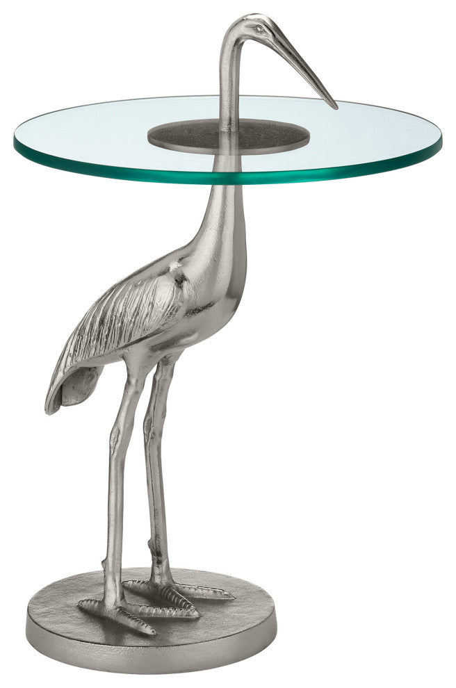 Crane Silver Accent Table
