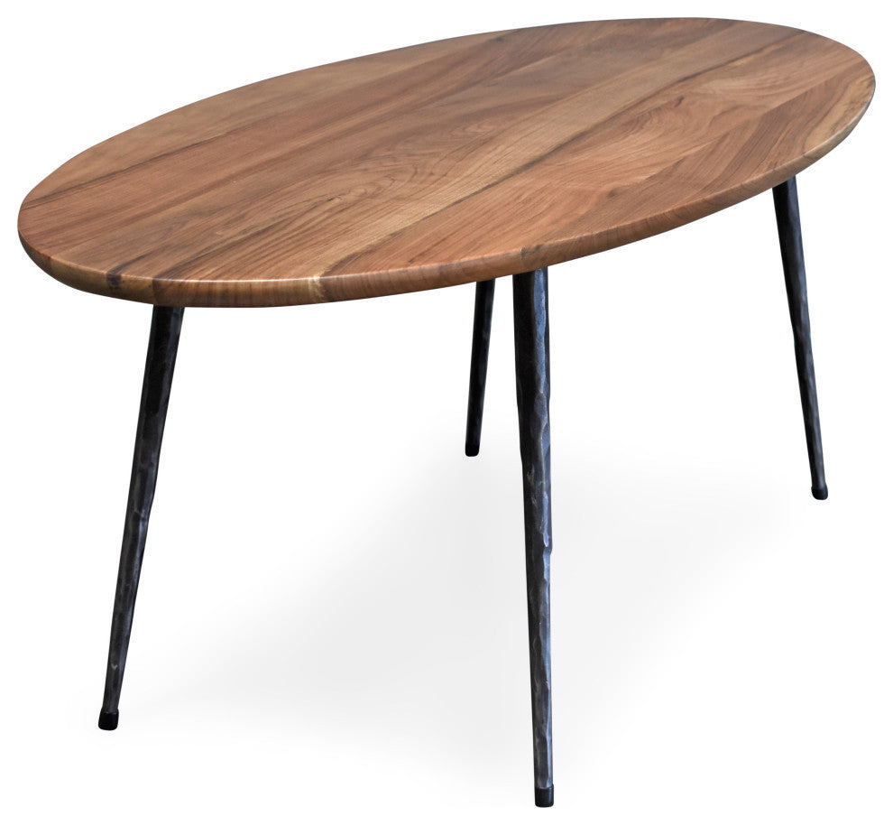 Surfboard Coffee Table, Natural Walnut