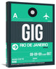 "GIG Rio De Janeiro Luggage Tag 1" Fine Art Print