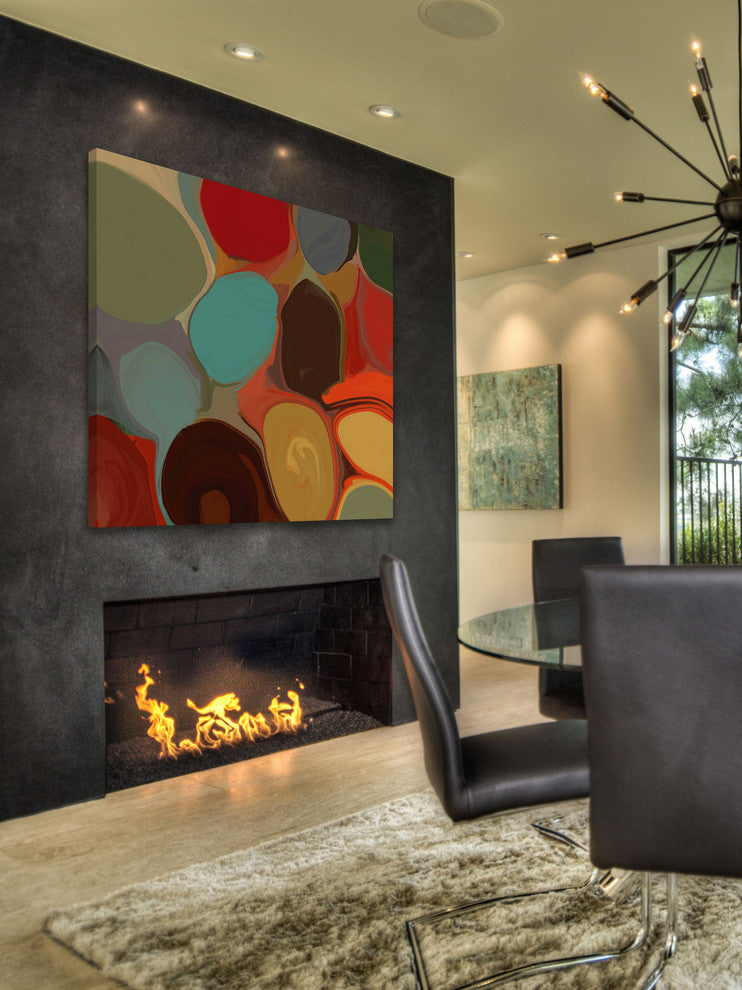 "Memory Garden" Painting Print on Canvas by Irena Orlov