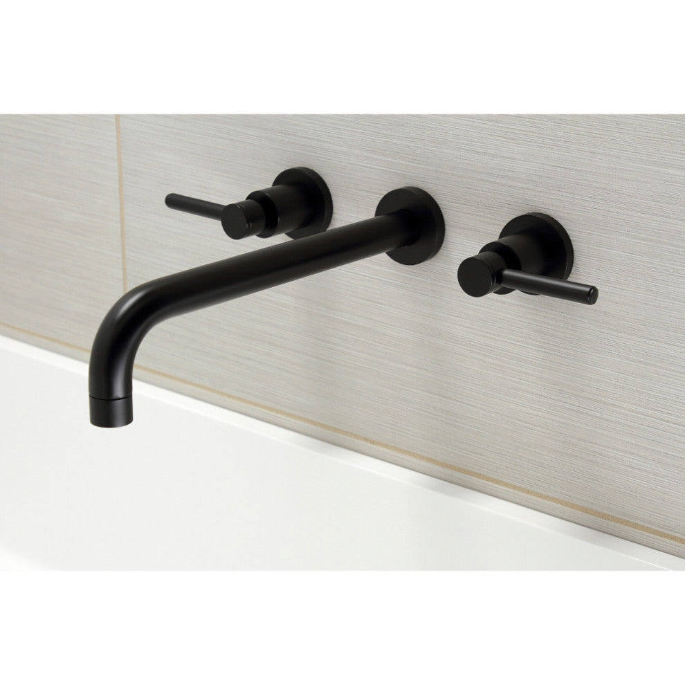 KS8050DL Wall Mount Tub Faucet, Matte Black