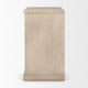 Braxton Beige Solid Wood With Black Accents Accent Cabinet