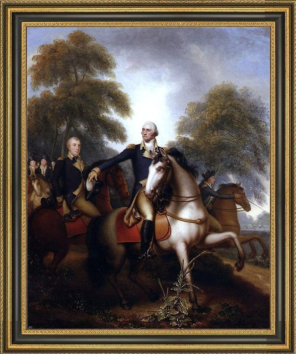 Rembrandt Peale Washington Before Yorktown Framed Premium Canvas Print, 20"x25"