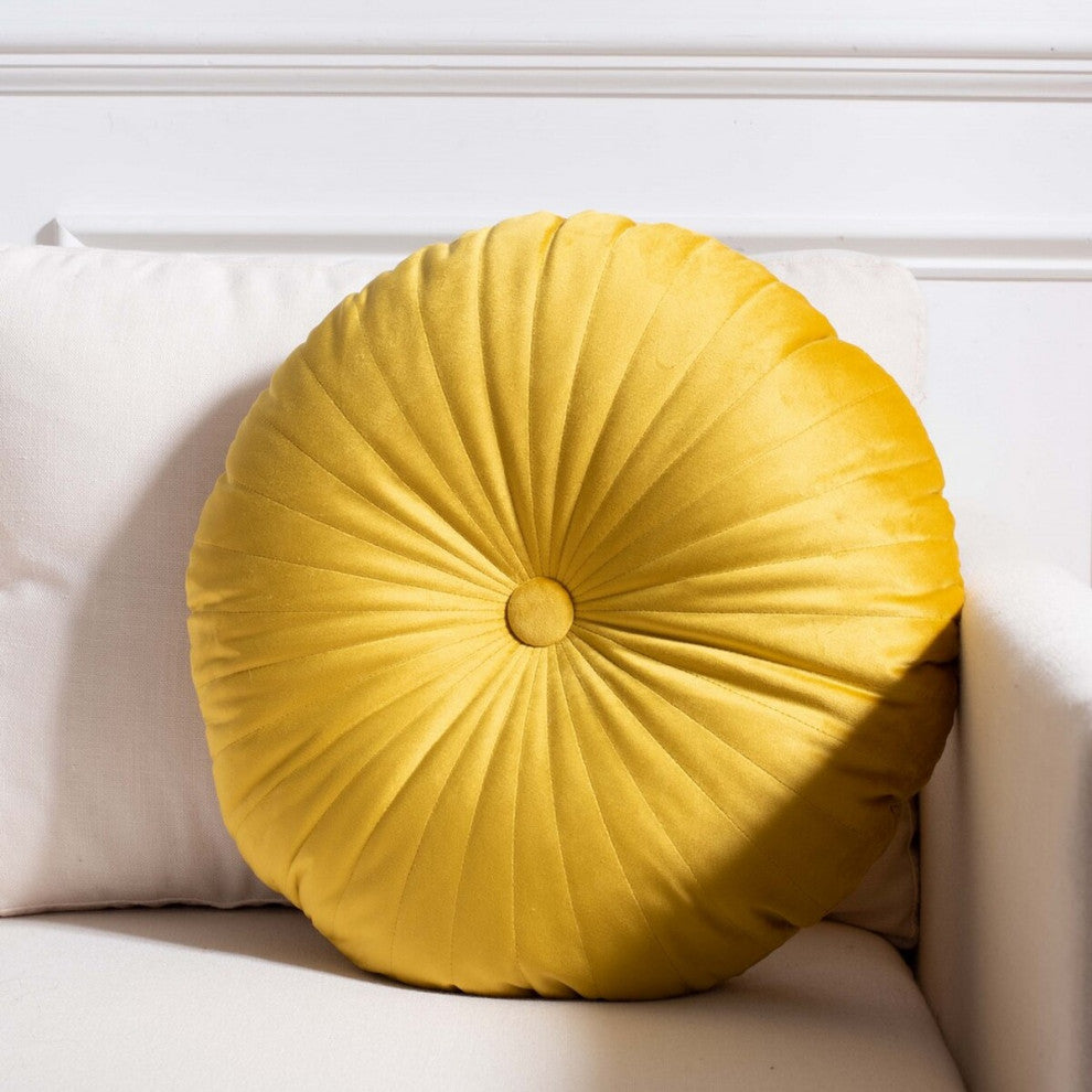 Safavieh Vallory Pillow Golden Yellow 16" X 16"