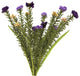 Lavender Wild Flower Bush, Set of 3