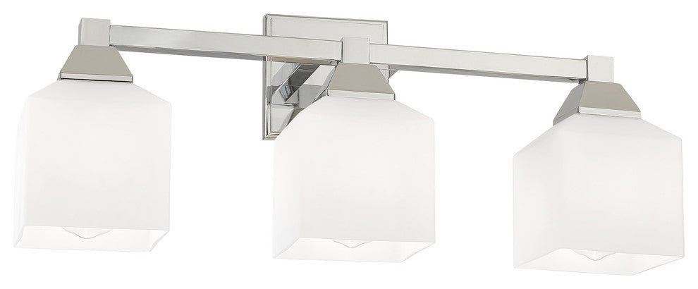 Livex Lighting Polished Chrome 3-Light Bath Vanity