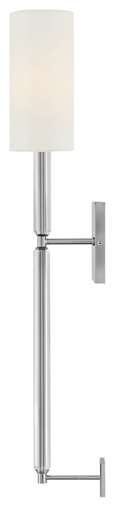 Hinkley Anika Large Single Light Sconce, Chrome