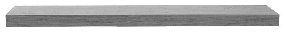 Barney Floating Shelf, Wenge, Gray, 43"