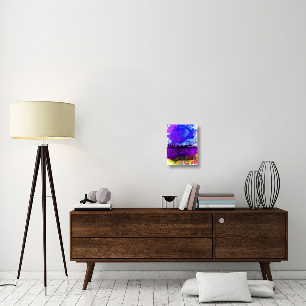 "Berlin Watercolor Skyline" Fine Art Print