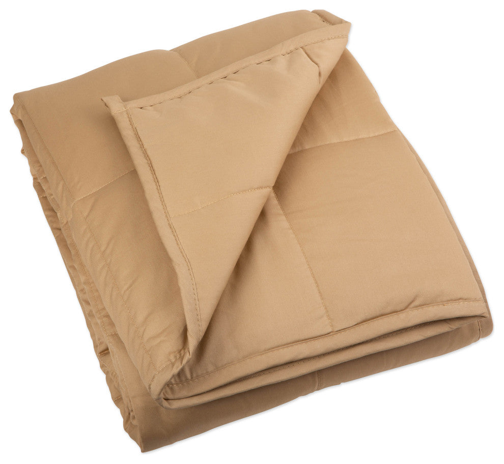 DII 15lbs Weighted BlanketTaupe