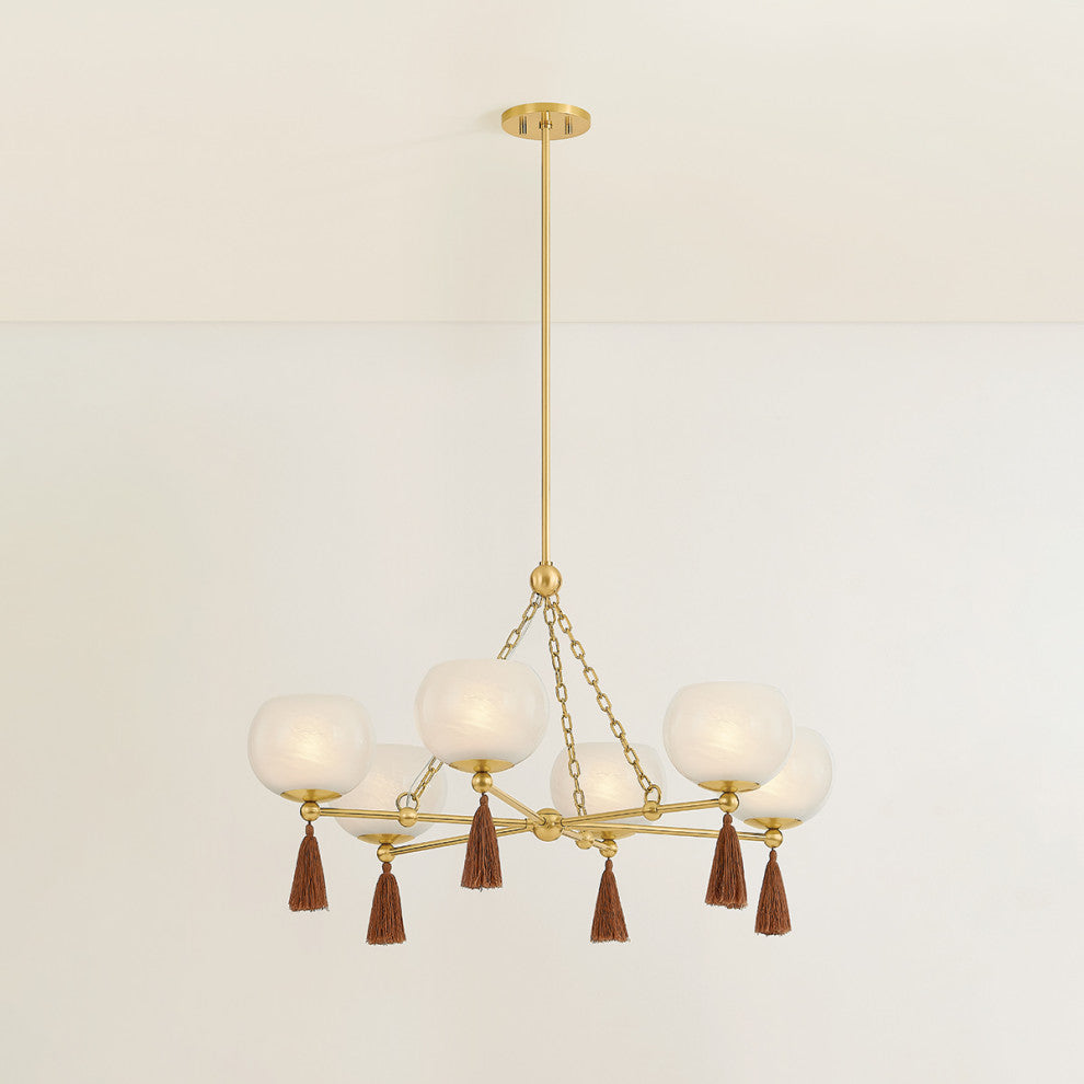Mandy Cheng x Mitzi Niya Chandelier Aged Brass