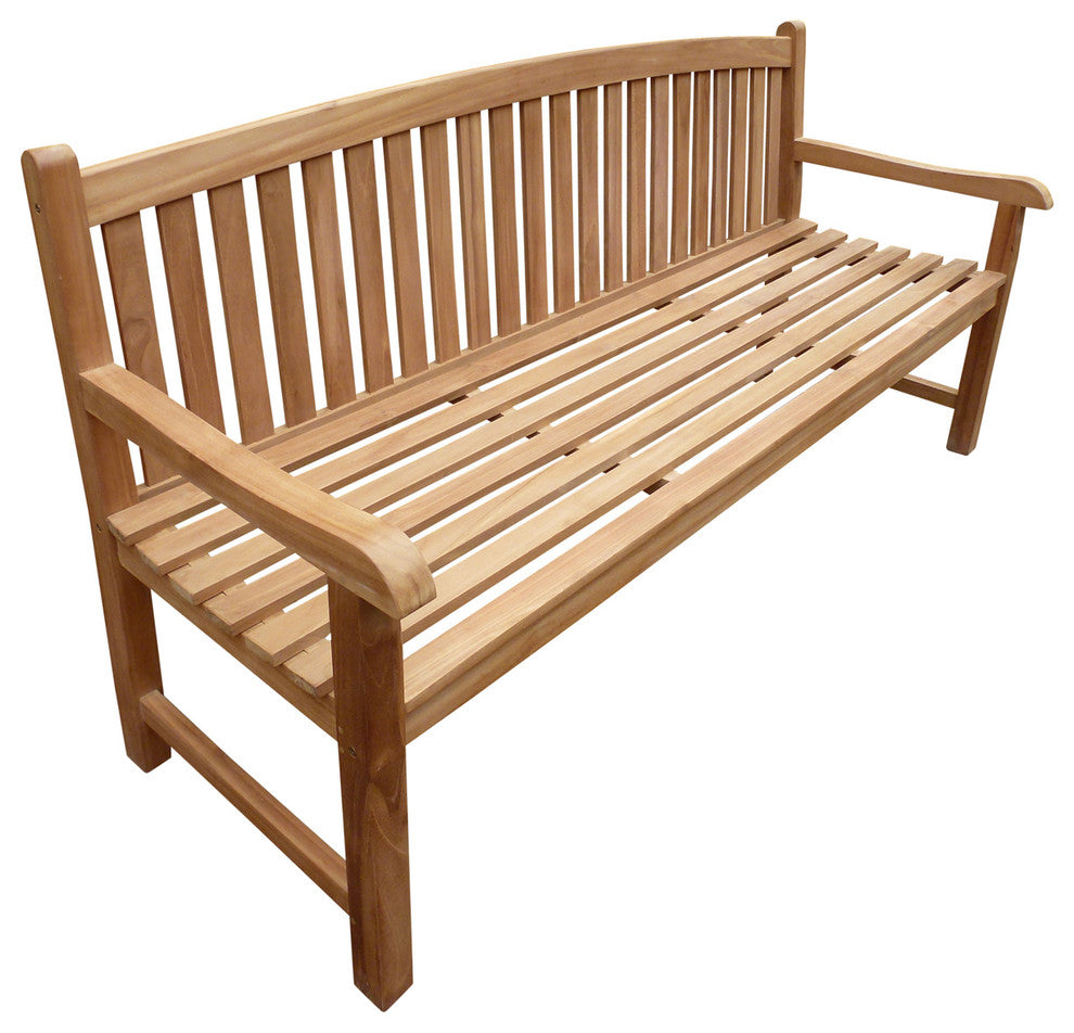 Seven Seas Teak Oval Bench