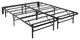 Heavy Duty Metal Platform Bed Frame with Headboard Brackets, Queen Size