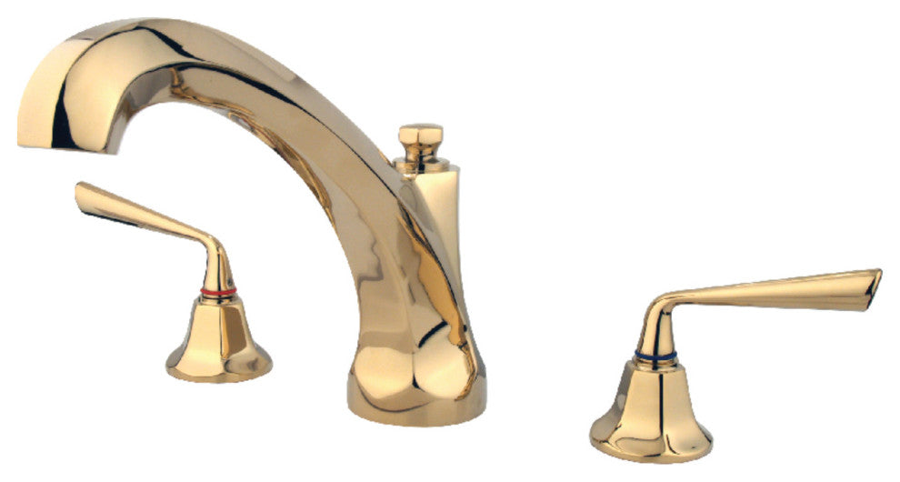 Kingston Brass Roman Tub Faucet, Polished Brass