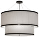 36W Cilindro 2 Tier Textrene Pendant