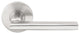 Sunrise Lever, Tubular Passage, Satin Stainless Steel, 2-3/4" Backset