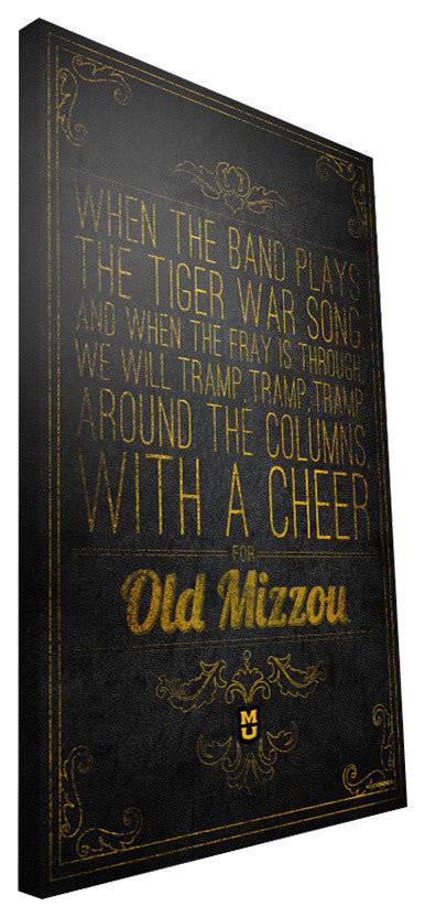 MIS Tigers Song Canvas Print, 16"x24"