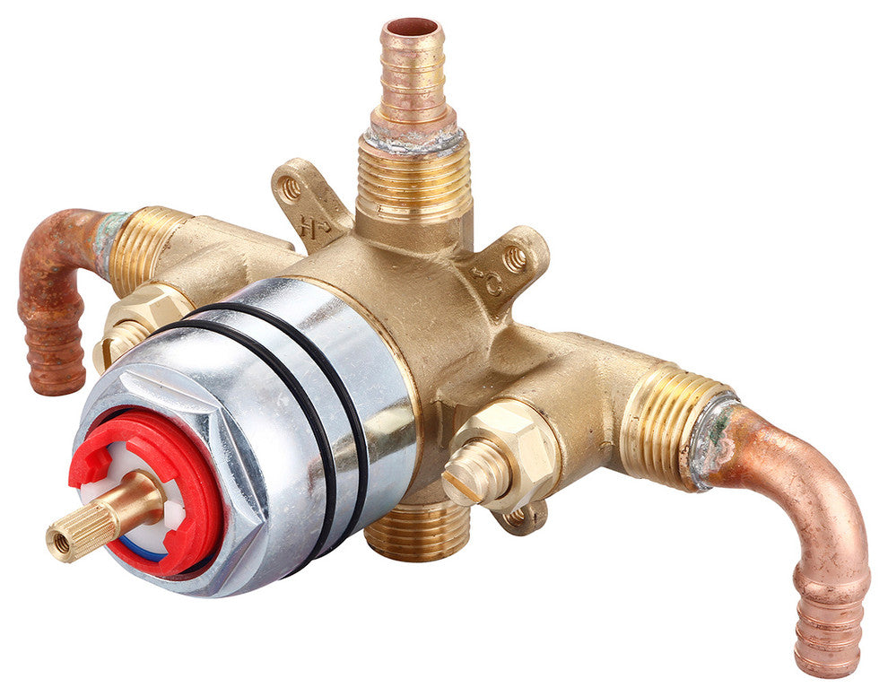 Single Handle Tub Shower Valve, Brass