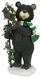 Polyresin Grizzly Bear, Black, 9.75"