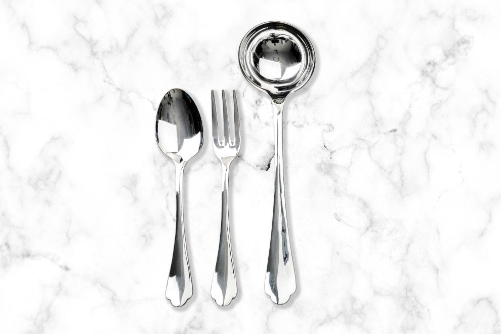 Dolce Vita Serving Set, Mirror, 3 Pcs.