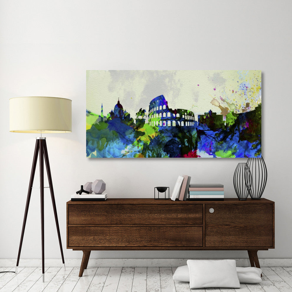 "Rome City Skyline" Fine Art Print