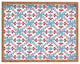 Belle13 Retro Floral Pattern Rectangular Tray, 18"x14"