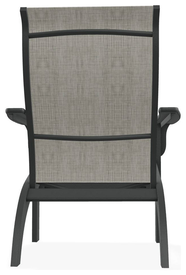 Adirondack Sling Outdoor Adirondack Armchair, Smoke/Graphite