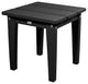 Adirondack Small Side Table, Black Sand