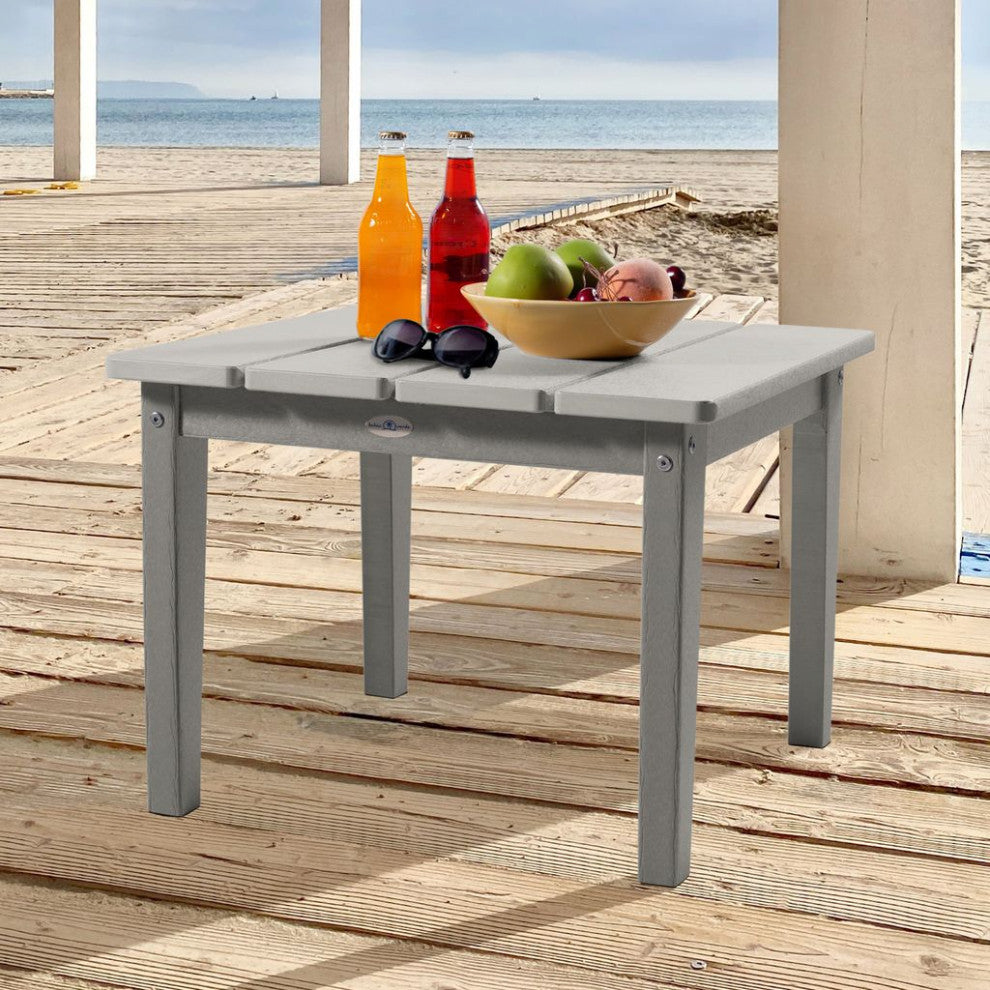 Adirondack Large Side Table, Cove Gray