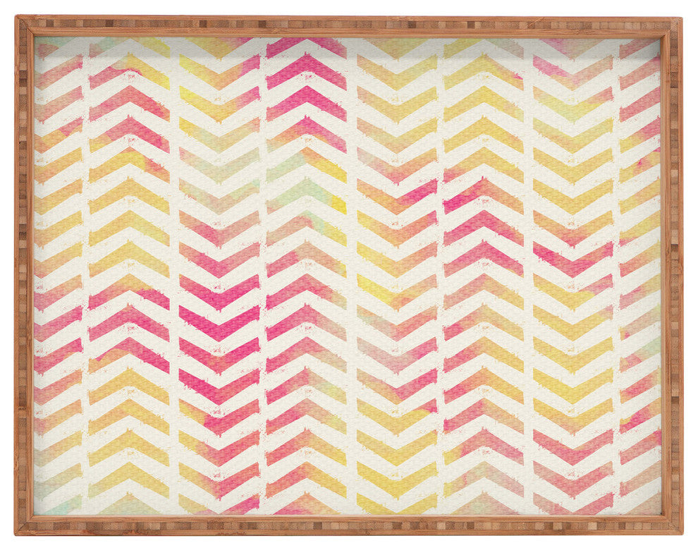 Allyson Johnson My Favorite Chevron Rectangular Tray