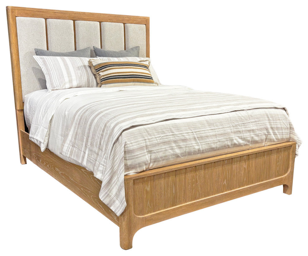 Parker House Escape Bedroom Queen 5/0 Panel Bed and Nightstand