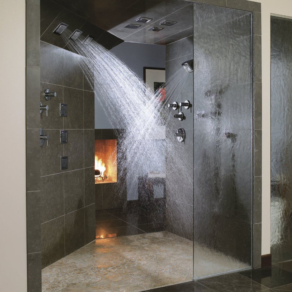 Solid Brass Chrome Square Body Spray Shower Jets- Unit Price