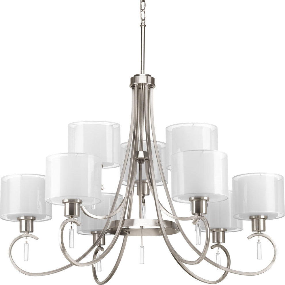 Progress Lighting Invite 9-Light, 2-Tier Chandelier