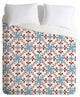 Belle13 Retro Floral Pattern Duvet Cover, 88"x104"