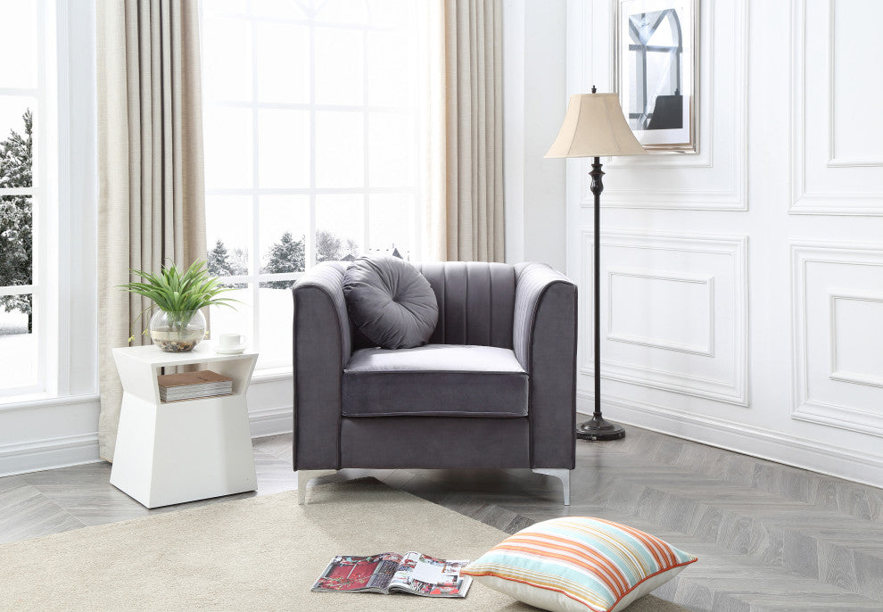 Delray Chair, Gray