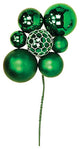 Green Christmas Ball Pick