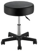 VEVOR Round Rolling Stool Swivel Stool With Wheels PU Leather Height Adjustable