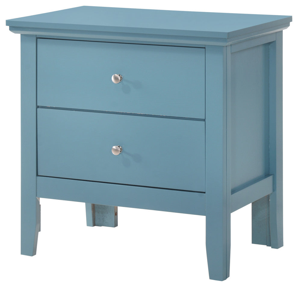 Primo Nightstand, Teal