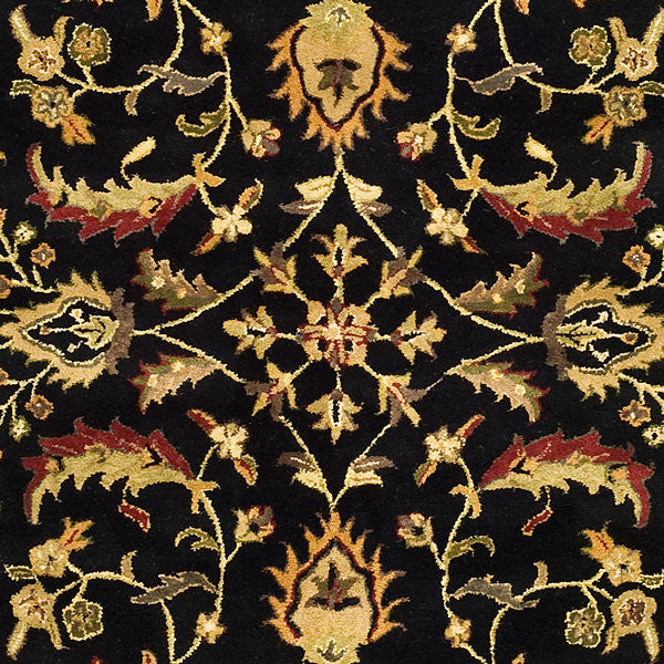 Safavieh Heritage Hg953A Black, Red Area Rug, 6' X 9'