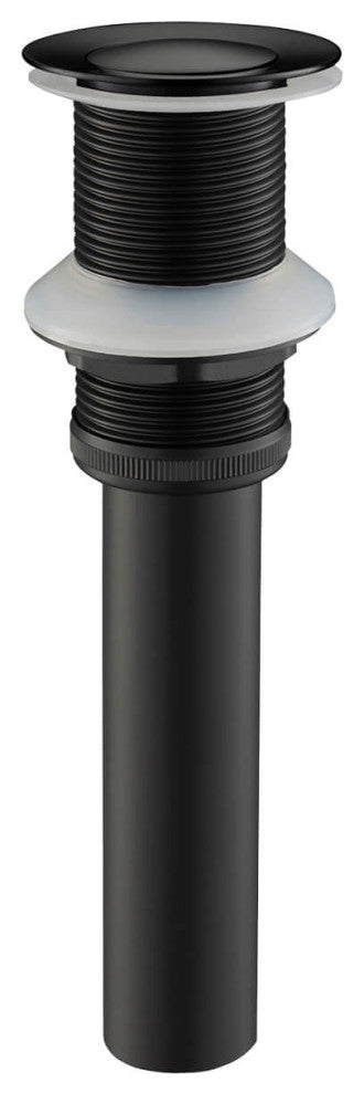 Pop-Up Drain Stopper Without Overflow, Matte Black