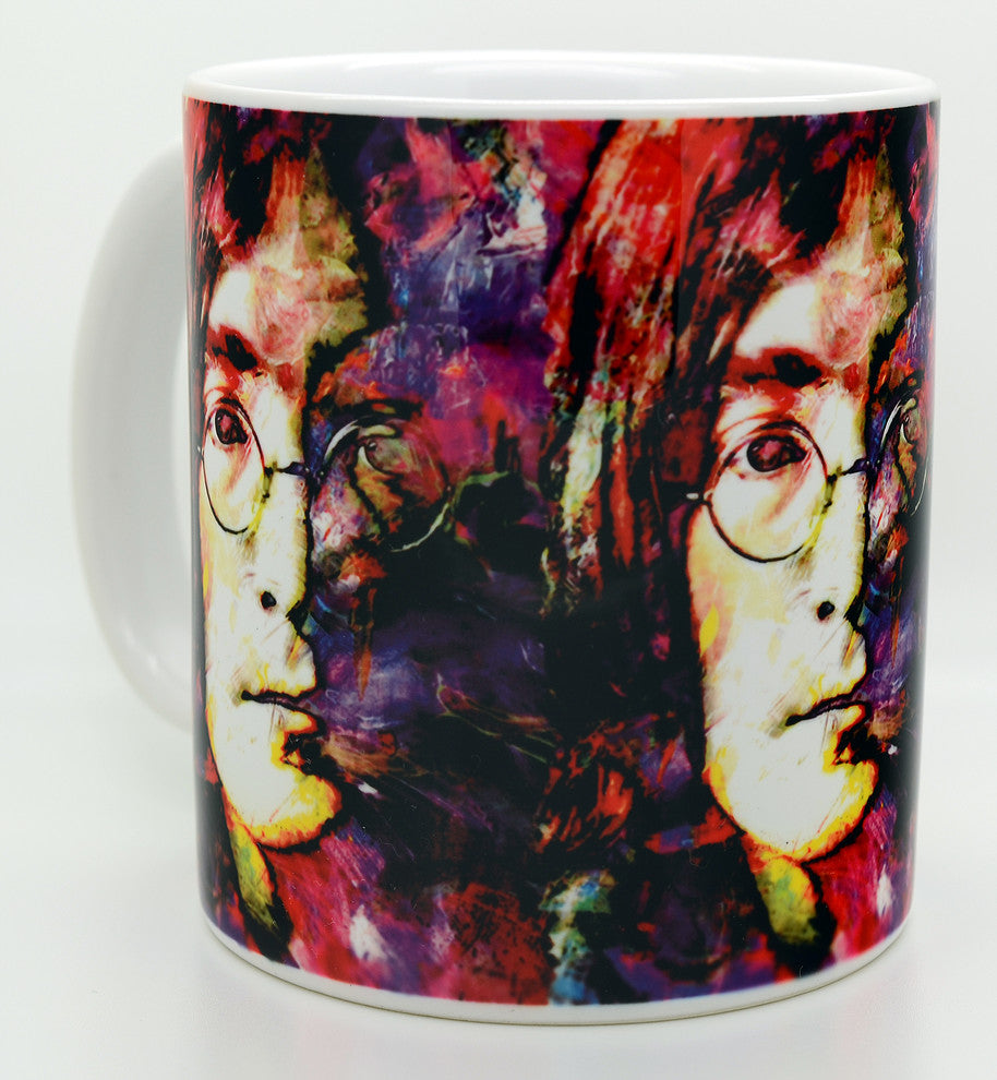 John Lennon "John Lennon Study2" Mug Art by Mark Lewis