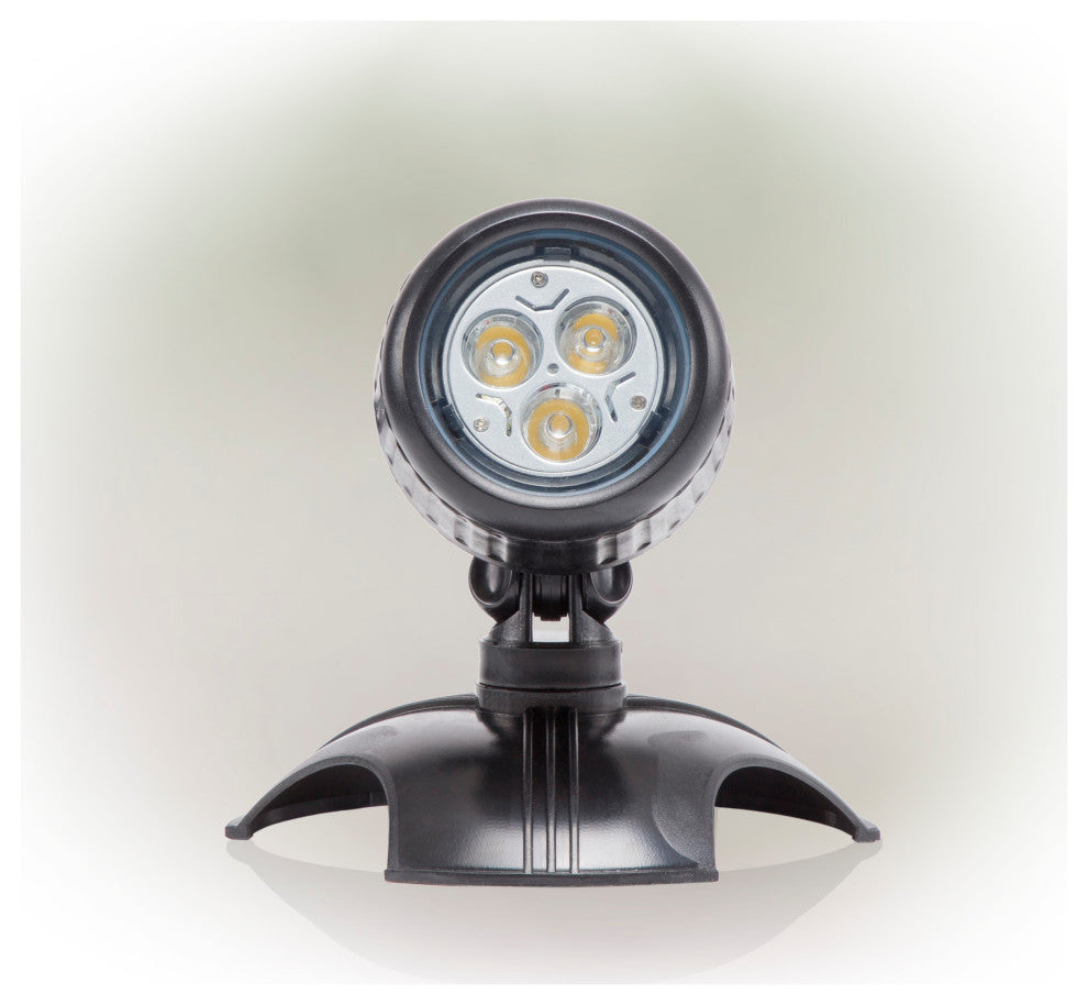 3-LED Light With Stake, Transformer and Photocell, Warm White